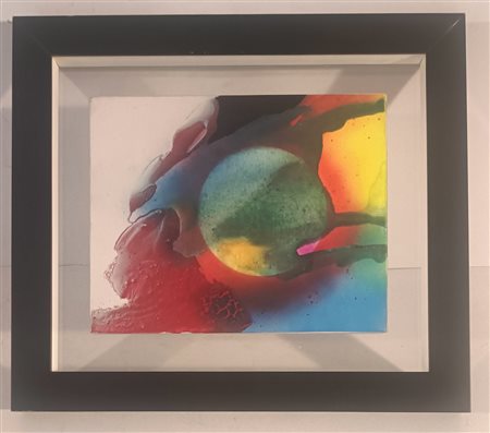 DALLARA TONY Campobasso (Cb) 1936 Map Acrlico su tela 24,00x30,00 Firma e...