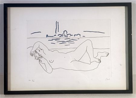 GUIDI VIRGILIO Roma (Roma) 1891 Senza titolo 1960 Incisione acquatinta su...