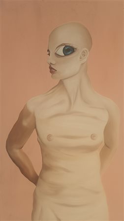 DIELI MICHELE Savona (Sv) 1966 Similpelle 1999 Acrilico su tela...