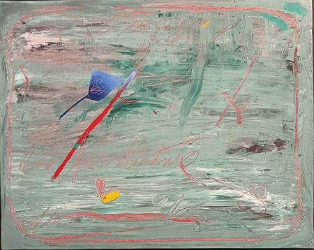 DILIBERTO EMANUELE Palermo (Pa) 1942 A mamma Lucia (bar Jamaica) 1990 Acrlico...