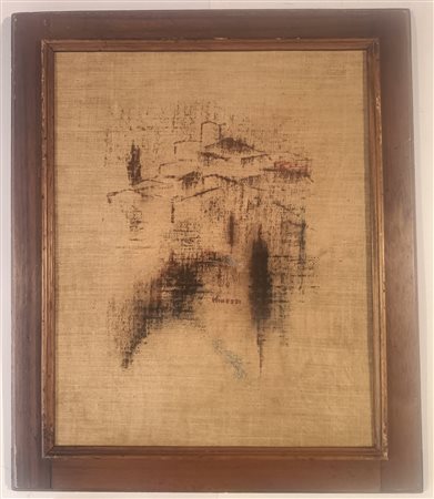 MINEZZI ANTONIO Modena (Mo) 1939 Paesaggio Olio su tela 50,00x40,00...