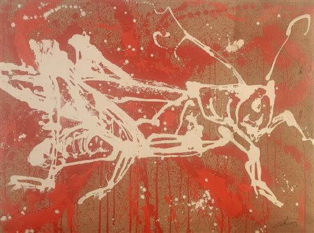 FALCO PUJOL JOAQUIN Spagnsa (Spagna) 1958 Saltamontes 1993 Olio su tela...