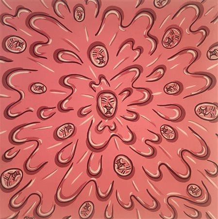 CRACKING ART GROUP Biella (To) 1993 Senza titolo Acrilico su tela 50,00x50,00...