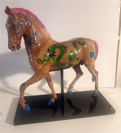 FINETTI ANNA Milano (Mi) 1967 Senza titolo 2006 Bronzo dipinto a mano...