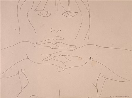 CONVERSANO ROMANO Rovigno in istria (Croazia) 1920 Volto China su carta...