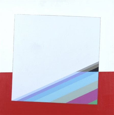 CARMI EUGENIO (Genova 1920) “Segnale immaginario” 1989 Acrilici su tela cm....