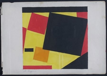 REGGIANI MAURO (Monantola 1897 - Milano 1980) “Senza titolo” Tecnica mista su...