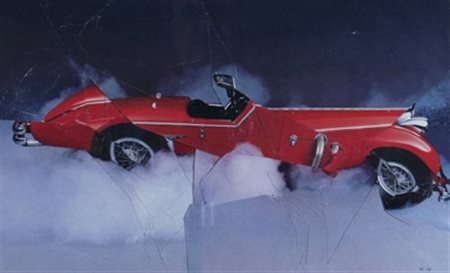 KOLAR JIRI (Protovin 1914 - Praga 2002) “Senza titolo” 1979 Tecnica mista su...