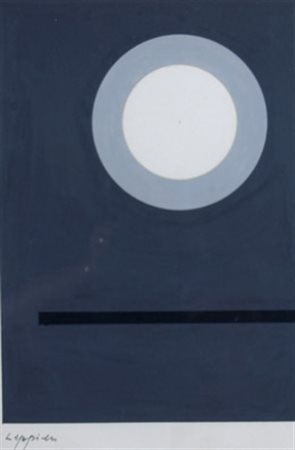LEPPIEN JEAN (Lenebourg 1910 - Parigi 1991) “Senza titolo” anni '70 Tempera...