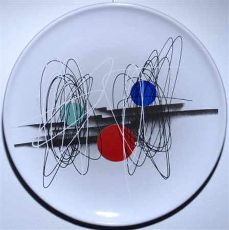 CRIPPA ROBERTO (Monza 1921 - Bresso 1972) “Spirali bianche” 1950 Ceramica...