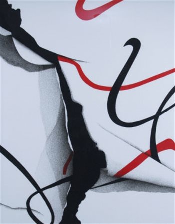 FERRARI AGOSTINO (Milano 1938) “Oltre la soglia” 2007 Acrilico più sabbia su...