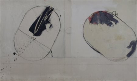 ARICO' RODOLFO (Milano 1930 - Milano 2002) “Senza titolo” 1963 Olio su tela...