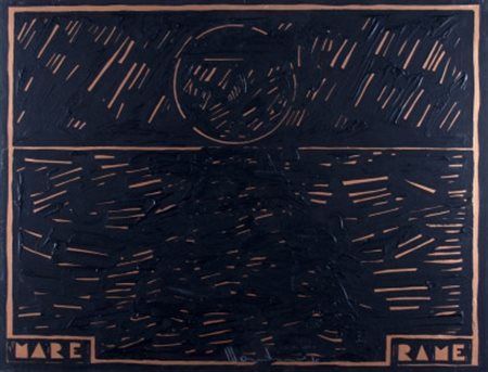 MONDINO ALDO (Torino 1938 - Torino 2005) “Senza titolo” 1980 Tempera su carta...