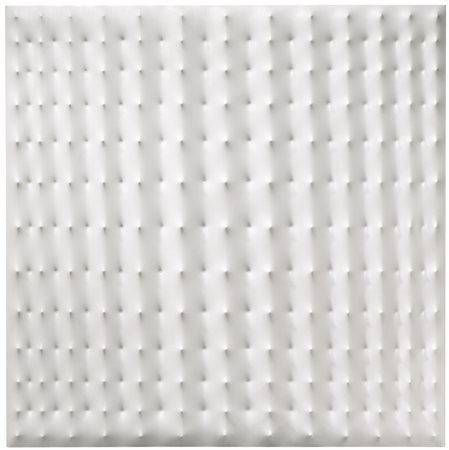 ENRICO CASTELLANI N. 1930 SUPERFICIE BIANCA signed and dated 1968 on the...