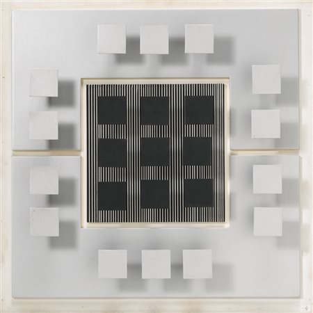 JESÚS RAFAEL SOTO 1923 - 2005 ARGENTINO signed and dated 1969 on the reverse,...