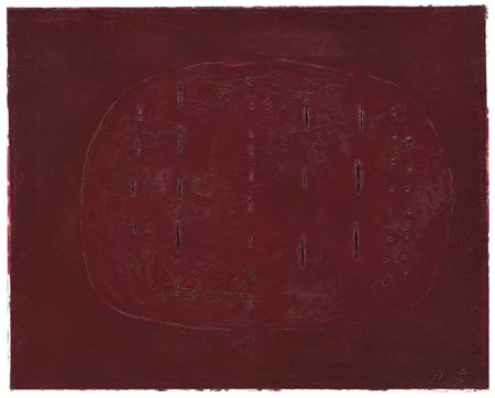 LUCIO FONTANA 1899 - 1968 CONCETTO SPAZIALE signed; signed, titled and dated...