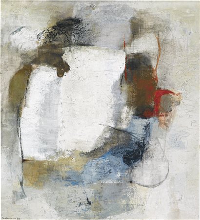 GIUSEPPE SANTOMASO 1907-1990 PIETRA ANTICA signed and dated 59, oil on canvas...