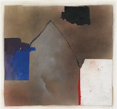 GIUSEPPE SANTOMASO 1907 - 1990 SENZA TITOLO signed and dated 86, watercolour,...