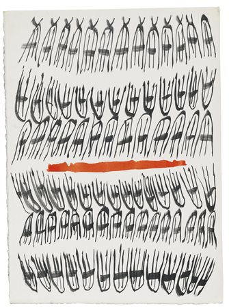 GIUSEPPE CAPOGROSSI 1900 - 1972 SUPERFICIE CP96 watercolour on paper....