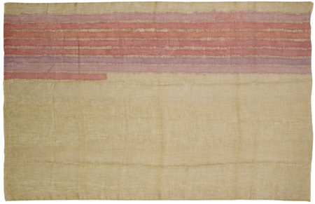 GIORGIO GRIFFA N. 1936 LINEE ORIZZONTALI acrylic on canvas. Executed in 1975...