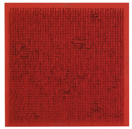 BERNARD AUBERTIN 1934 TABLEAU CLOUS signed and dated 1969 on the stretcher,...