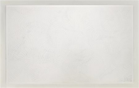 DADAMAINO 1935-2004 PASSO DOPO PASSO signed and titled on the stretcher, ink...