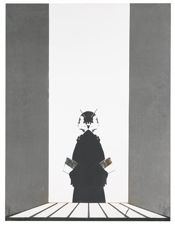 ALDO TAGLIAFERRO N. 1936 NATURA MORTA CON RAGAZZO+PIANO+RETINO signed, titled...