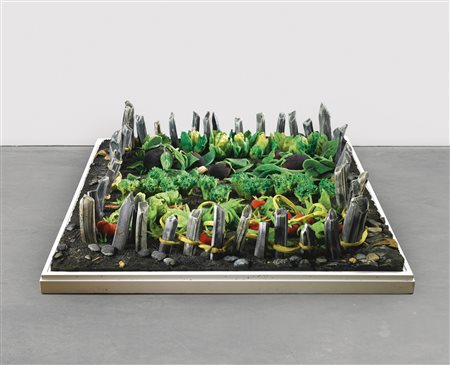 PIERO GILARDI N. 1942 ORTICELLO signed, titled, dated 1966 and inscribed...