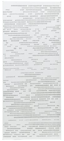 DADAMAINO 1930-2004 L'ALFABETO DELLA MENTE - LETTERA 12 signed, titled and...