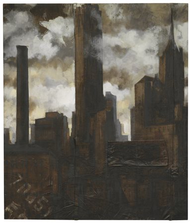 LUCA PIGNATELLI N. 1962 NEW YORK signed, titled and dated 2000 on the...