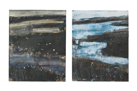 GIOVANNI FRANGI N. 1959 CANALE LOMBARDO signed and titled on the reverse,...