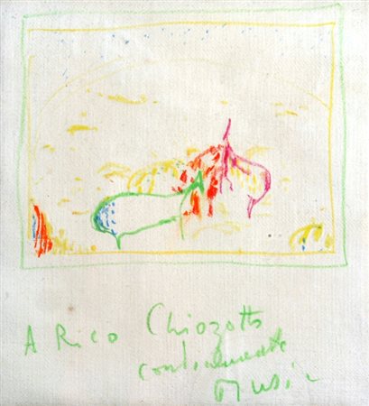 MUSIC ANTONIO ZORAN (Gorizia 1909 - Venezia 2005) "Senza titolo" Pastelli...