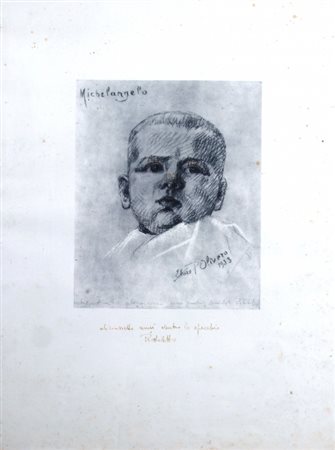 PISTOLETTO MICHELANGELO (Biella 1933) "17 anni dentro lo specchio" Litografia...