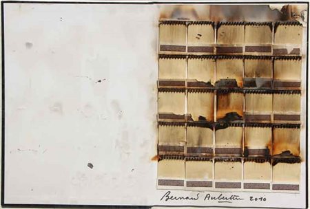 Bernard AUBERTIN Fontenay-aux-Roses 1934 Livre brulé Fiammiferi bruciati su...