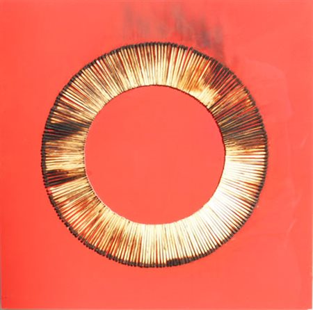 Bernard AUBERTIN Fontenay-aux-Roses 1934 Circle de feu, 2008 Fiammiferi su...