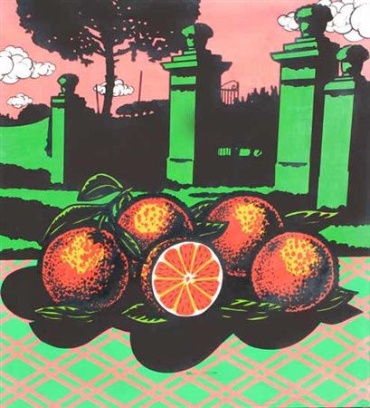 Ercole PIGNATELLI Lecce 1935 Il prototipo, 1966 Olio su tela cm 90 X 80...