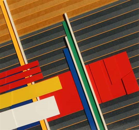 Lorenzo PIEMONTI Carate 1935 Cromoplastico, 2008 Tecnica mista – rilievo cm...