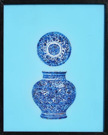 Aldo MONDINO Torino 1938 - Torino 2005 Iznik, 2000 Smalto su vetro cm 50 X 40...