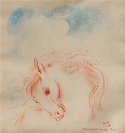 Aligi SASSU Milano 1912 - Pollença 2000 Senza titolo, 1996 Pastello su carta...