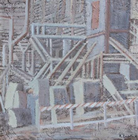 Rosalba LOCATELLI Genova 1930 Senza titolo, 2005 Olio su tela cm 70 X 70...