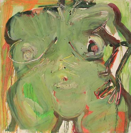 Bernard DAMIANO Saret 1926 - Nizza 2000 Senza titolo Olio su tela cm 100 X...