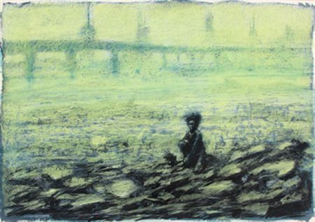 Francesco DE GRANDI Palermo 1968 Senza titolo, 2003 Tecnica mista su carta cm...