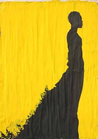 Paolo LEONARDO Torino 1973 Senza titolo, 2003 Tecnica mista su cartoncino cm...