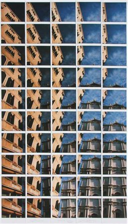 Maurizio GALIMBERTI Meda 1956 Campo S. Tomà, 2007 Mosaico di polaroid cm 84 X...