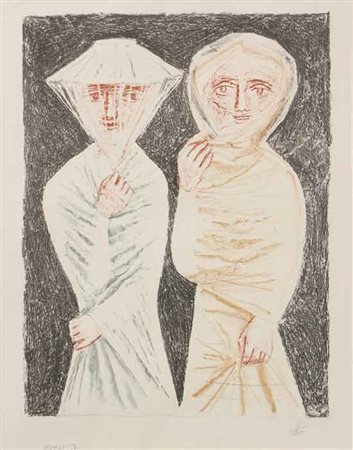 Massimo CAMPIGLI Berlino 1895 - ST. Tropez 1971 La passeggiata, 1952...