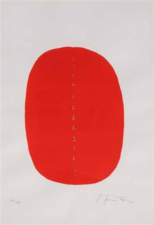 Lucio FONTANA Rosario Santa Fè 1899 - Varese 1968 Concetto spaziale...