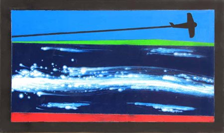 Franco ANGELI Roma 1935 - Roma 1988 A primavera, 1986 Olio e smalto su tela...