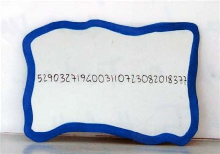 Michelangelo PISTOLETTO Biella 1933 Frattali, 1999 Acrilico su specchio cm 60...