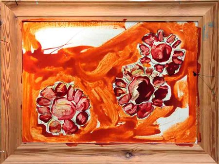 Mario SCHIFANO Homs 1934 - Roma 1998 Margherite, 1996 Smalto su tela con...