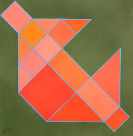 Achille PERILLI Roma 1927 L’avvento della bellezza, 2006 Olio su tela cm 50 X...